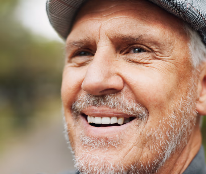 vis-img__older-man-smiling-w-hat-001 Visionaries Eye Specialists | Dr Nick Toalster | Brisbane